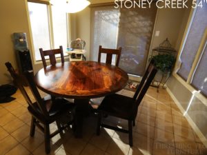 round table, unique table ontario, recycle, reclaimed wood table Ontario, HD Threshing, epoxy, resin