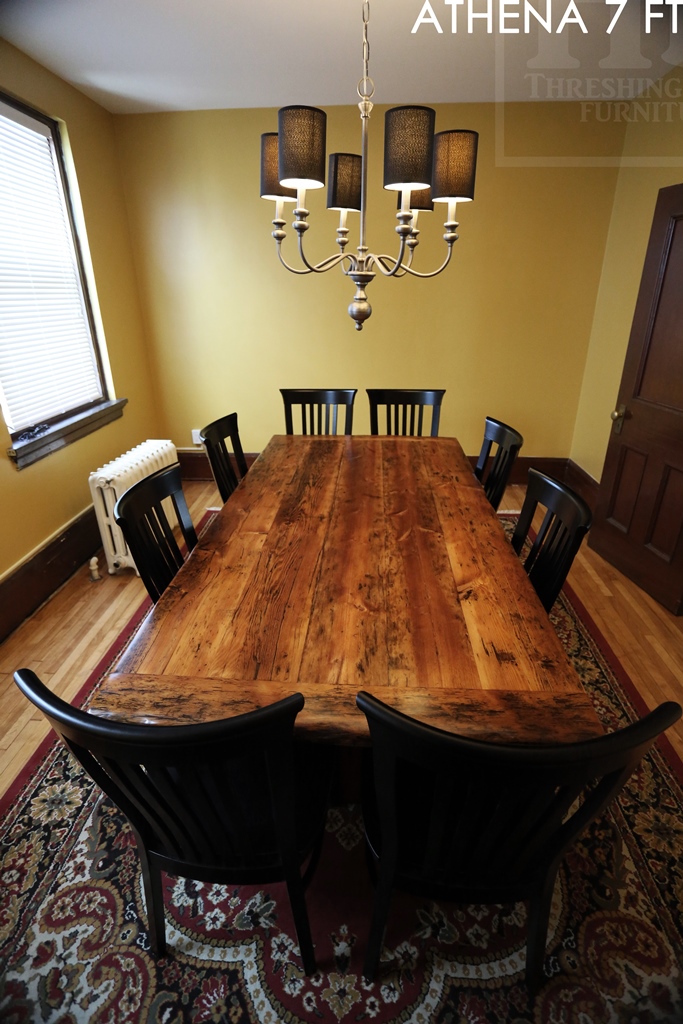 Reclaimed Wood Dining Tables Ontario Cambridge HD Threshing Gerald
