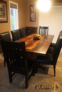 reclaimed wood tables Barrie Ontario, recycled wood furniture Canada
