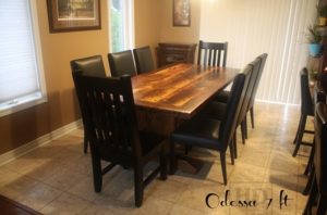 reclaimed wood tables Barrie Ontario, recycled wood furniture Canada