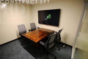 boardroom tables Ontario, boardroom, reclaimed wood tables Ontario, reclaimed boardroom table, epoxy, modern, Gerald Reinink
