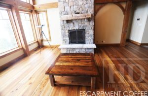 cottage tables Ontario, cottage life, reclaimed wood coffee table, rustic furniture, rustic table, recycled, rustic farmhouse furniture