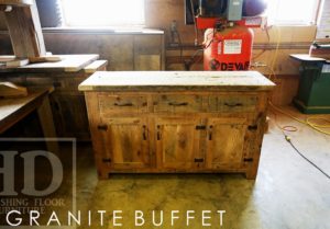 reclaimed wood buffet consoles Ontario, rustic furniture, rustic cottage furniture, epoxy, hemlock, Lee Valley hardware, epoxy/polyurethane finish, hemlock, reclaimed wood cabinet, solid wood furniture, Gerald Reinink