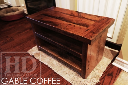 reclaimed wood coffee tables Ontario, coffee, Gerald, threshing floor, custom coffee table, cottage coffee table, farmhouse coffee table