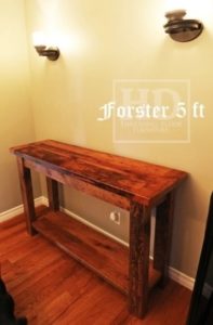 reclaimed wood console tables Ontario, buffet console, dining console, reclaimed, recycled. HD Threshing, epoxy, rein, farmhouse, mennonite