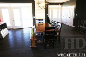 reclaimed wood tables Ontario, pedestal tables, solid wood table, rustic furniture Ontario, rustic wood table, rustic wood company, farmhouse table, epoxy, resin, recycled wood, Gerald, custom, harvest tables Toronto