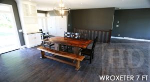 reclaimed wood tables Ontario, pedestal tables, solid wood table, rustic furniture Ontario, rustic wood table, rustic wood company, farmhouse table, epoxy, resin, recycled wood, Gerald, custom, harvest tables Toronto