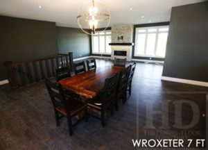 reclaimed wood tables Ontario, pedestal tables, solid wood table, rustic furniture Ontario, rustic wood table, rustic wood company, farmhouse table, epoxy, resin, recycled wood, Gerald, custom, harvest tables Toronto