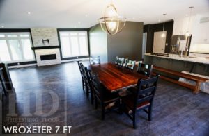 reclaimed wood tables Ontario, pedestal tables, solid wood table, rustic furniture Ontario, rustic wood table, rustic wood company, farmhouse table, epoxy, resin, recycled wood, Gerald, custom, harvest tables Toronto