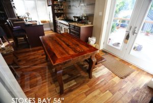 reclaimed wood tables Ontario, cottage tables, cottage furniture, Muskoke, Kitchener, Waterloo, thick top, live edge, premium epoxy, HD Threshing Floor Furniture, Gerald Reinink, farmhouse table, rustic table, rustic furniture, cottage life, rustic, distressed