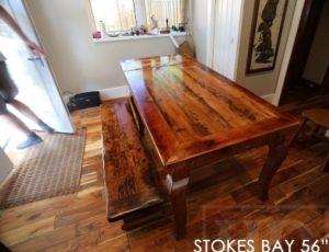 reclaimed wood tables Ontario, cottage tables, cottage furniture, Muskoke, Kitchener, Waterloo, thick top, live edge, premium epoxy, HD Threshing Floor Furniture, Gerald Reinink, farmhouse table, rustic table, rustic furniture, cottage life, rustic, distressed