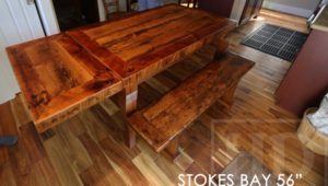 reclaimed wood tables Ontario, cottage tables, cottage furniture, Muskoke, Kitchener, Waterloo, thick top, live edge, premium epoxy, HD Threshing Floor Furniture, Gerald Reinink, farmhouse table, rustic table, rustic furniture, cottage life, rustic, distressed