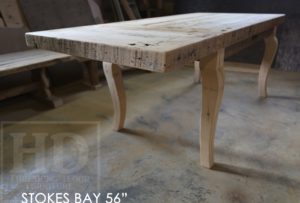 reclaimed wood tables Ontario, cottage tables, cottage furniture, Muskoke, Kitchener, Waterloo, thick top, live edge, premium epoxy, HD Threshing Floor Furniture, Gerald Reinink, farmhouse table, rustic table, rustic furniture, cottage life, rustic, distressed