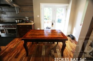 reclaimed wood tables Ontario, cottage tables, cottage furniture, Muskoke, Kitchener, Waterloo, thick top, live edge, premium epoxy, HD Threshing Floor Furniture, Gerald Reinink, farmhouse table, rustic table, rustic furniture, cottage life, rustic, distressed