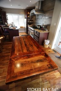reclaimed wood tables Ontario, cottage tables, cottage furniture, Muskoke, Kitchener, Waterloo, thick top, live edge, premium epoxy, HD Threshing Floor Furniture, Gerald Reinink, farmhouse table, rustic table, rustic furniture, cottage life, rustic, distressed