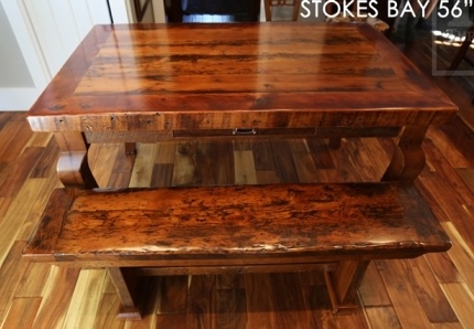 reclaimed wood tables Ontario, cottage tables, cottage furniture, Muskoke, Kitchener, Waterloo, thick top, live edge, premium epoxy, HD Threshing Floor Furniture, Gerald Reinink, farmhouse table, rustic table, rustic furniture, cottage life, rustic, distressed