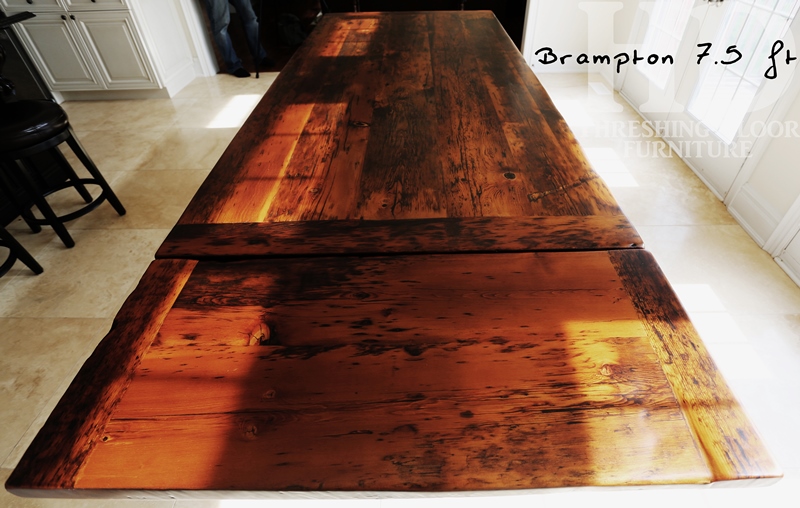 reclaimed wood tables Ontario, Gerald Reinink, Toronto, epoxy, trestle