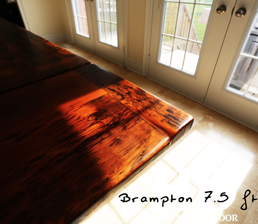 reclaimed wood tables Ontario, Gerald Reinink, Toronto, epoxy, trestle