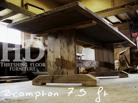 reclaimed wood tables Ontario, Gerald Reinink, Toronto, epoxy, trestle