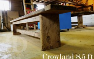 reclaimed wood tables Ontario, epoxy, hemlock, modern old rustic, cottage table, HD Threshing Floor Furniture, Gerald Reinink, recycled, environment, live edge