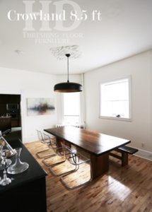 reclaimed wood tables Ontario, epoxy, hemlock, modern old rustic, cottage table, HD Threshing Floor Furniture, Gerald Reinink, recycled, environment, live edge