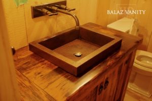 reclaimed wood vanity, cottage furniture, rustic wood vanity, cottage life, HD Threshing Floor Furniture, Reinink, farmhouse vanity