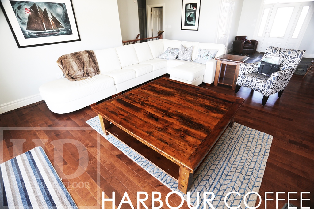 coffee tables Ontario, coffee, reclaimed wood tables Ontario, hemlock barnboard coffee tables, modern, HD Threshing Floor Furniture