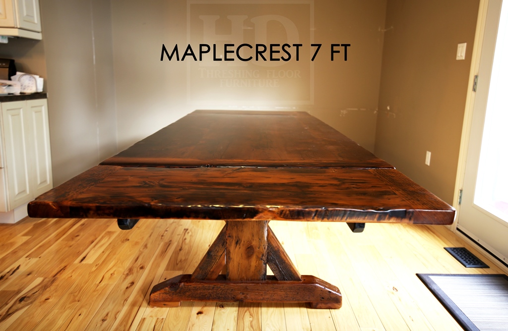 Custom Reclaimed Wood Barnwood Table Barrie Ontario Epoxy Gerald