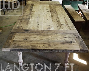 farmhouse tables Ontario, farmhouse, rustic tables Ontario, reclaimed wood tables Ontario, epoxy, resin, HD Threshing Floor Furniture, harvest tables Toronto