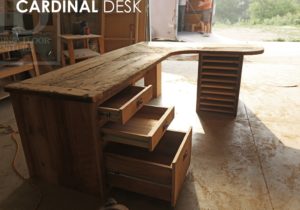 reclaimed wood desk, barnwood furniture, office furniture Ontario, epoxy, resin, HD Threshing, HD Threshing Floor Furniture, custom desks, Lee Valley hardware, antique copper