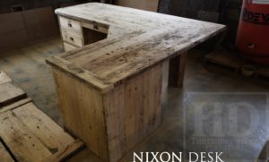 reclaimed wood desk, desks Toronto, barnwood desk, epoxy, resin, HD Threshing Floor Furniture, hemlock, custom desks Ontario, Toronto, modern farmhouse, office furniture Toronto, reclaimed wood office furniture