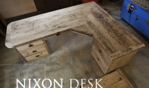 reclaimed wood desk, desks Toronto, barnwood desk, epoxy, resin, HD Threshing Floor Furniture, hemlock, custom desks Ontario, Toronto, modern farmhouse, office furniture Toronto, reclaimed wood office furniture