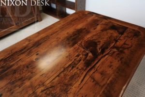 reclaimed wood desk, desks Toronto, barnwood desk, epoxy, resin, HD Threshing Floor Furniture, hemlock, custom desks Ontario, Toronto, modern farmhouse, office furniture Toronto, reclaimed wood office furniture