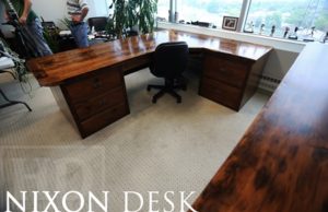reclaimed wood desk, desks Toronto, barnwood desk, epoxy, resin, HD Threshing Floor Furniture, hemlock, custom desks Ontario, Toronto, modern farmhouse, office furniture Toronto, reclaimed wood office furniture
