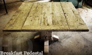 reclaimed wood tables Ontario, Toronto, Ontario, epoxy finish, Gerald Reinink, barnwood tables. original live edges, hemlock barnboard