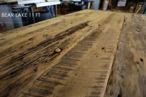 reclaimed wood trestle table, HD, HD Threshing Floor, HD Threshing Floor Furniture, Reinink, barnwood, recycled wood table, rustic wood table, epoxy, resin, Toronto, Ontario