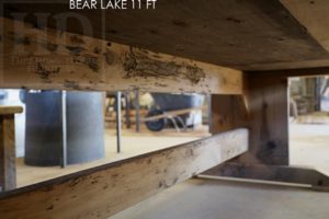 reclaimed wood trestle table, HD, HD Threshing Floor, HD Threshing Floor Furniture, Reinink, barnwood, recycled wood table, rustic wood table, epoxy, resin, Toronto, Ontario