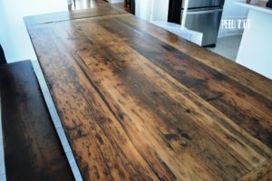 harvest table, durable tables Ontario, reclaimed wood tables Ontario, epoxy resin, Reinink, HD Threshing Floor Furniture, cottage tables Ontario, rustic tables Ontario, artisan tables Ontario, unique tables Ontario