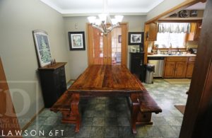 reclaimed wood tables Carlisle, Ontario, harvest tables Ontario, farmhouse tables Ontario, reclaimed wood tables Ontario, HD Threshing Floor Furniture