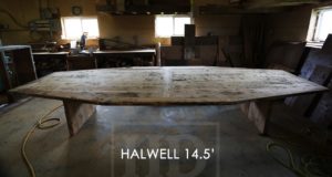 reclaimed wood boardroom table guelph, Ontario, epoxy, hemlock barnwood, boardroom table, conference table, modern furniture