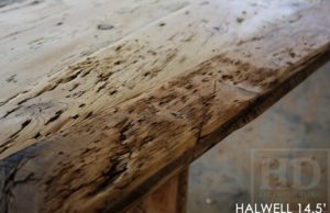 reclaimed wood boardroom table guelph, Ontario, epoxy, hemlock barnwood, boardroom table, conference table, modern furniture