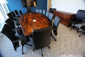 reclaimed wood boardroom table guelph, Ontario, epoxy, hemlock barnwood, boardroom table, conference table, modern furniture