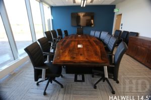 reclaimed wood boardroom table guelph, Ontario, epoxy, hemlock barnwood, boardroom table, conference table, modern furniture