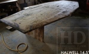 reclaimed wood boardroom table guelph, Ontario, epoxy, hemlock barnwood, boardroom table, conference table, modern furniture