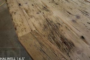 reclaimed wood boardroom table guelph, Ontario, epoxy, hemlock barnwood, boardroom table, conference table, modern furniture