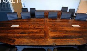 reclaimed wood boardroom table guelph, Ontario, epoxy, hemlock barnwood, boardroom table, conference table, modern furniture