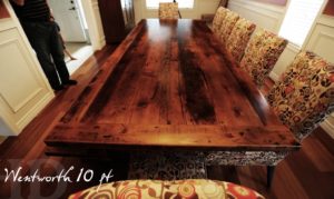 reclaimed wood tables Ontario, barnwood, epoxy, resin, HD Threshing Floor Furniture, solid wood table, modern farmhouse table, farmhouse, rustic furniture, cottage furniture, cottage tables Ontario