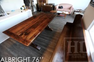 reclaimed wood tables Ontario, barnwood tables, sawbuck, HD Threshing Floor Furniture, HD Threshing, Gerald Reinink, farmhouse tables Ontario, harvest tables Toronto, Ontario, Toronto