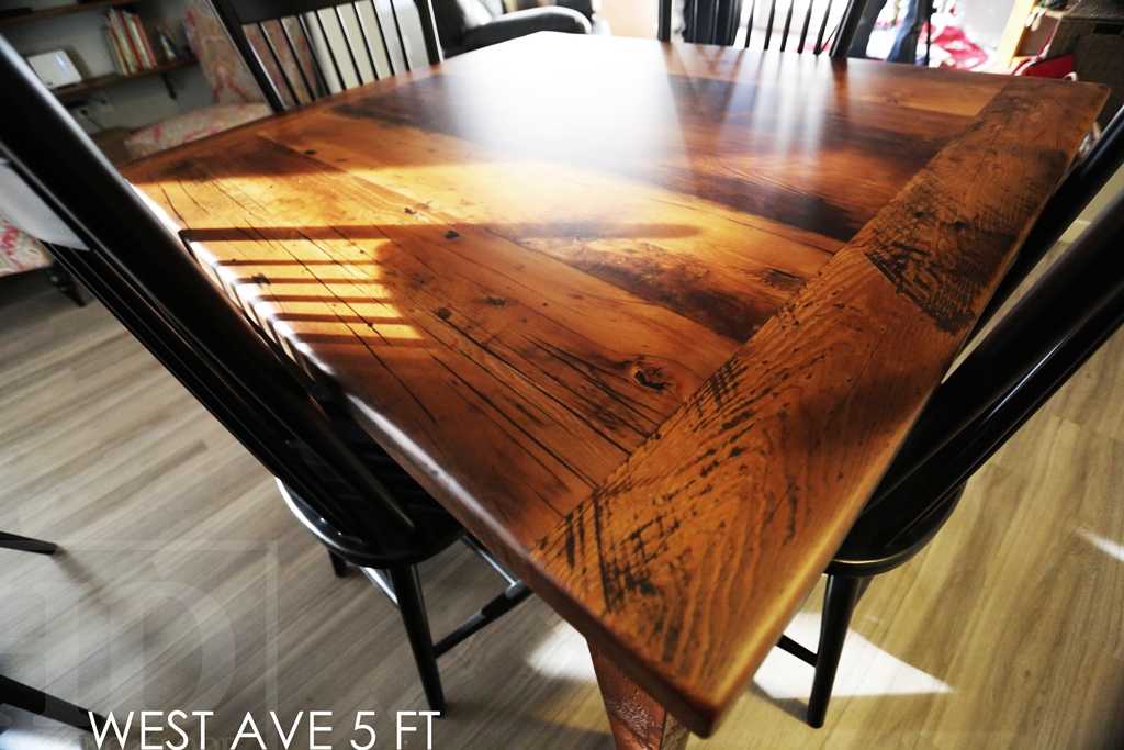 reclaimed wood harvest table Ontario, HD Threshing Floor Furniture, barnwood table, rustic furniture, hemlock, epoxy, cottage tables Ontario, rustic furniture, farmhouse tables Ontario