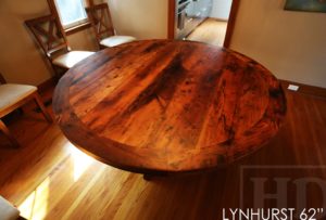 reclaimed wood tables Ontario, Lynhurst, London, epoxy, hemlock threshing floor, recycled wood furniture, HD Threshing Floor Furniture, Gerald Reinink, modern farmhouse, cottage, cottage life